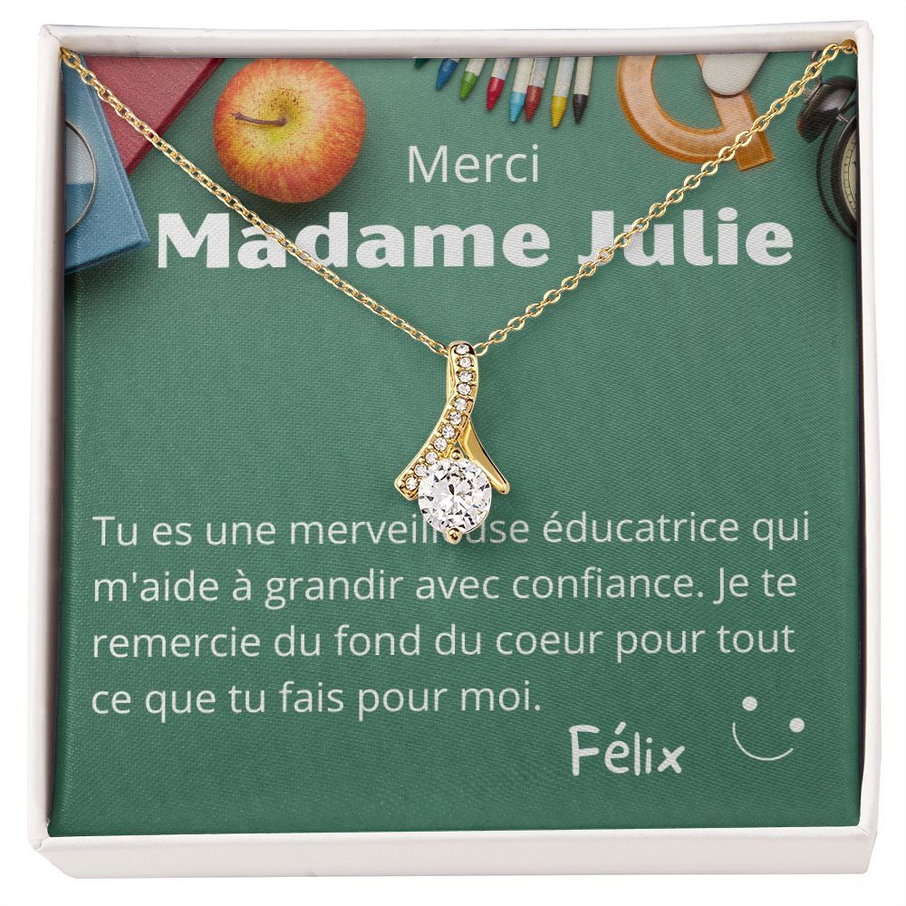 Merci Madame Julie Collier Educatrice