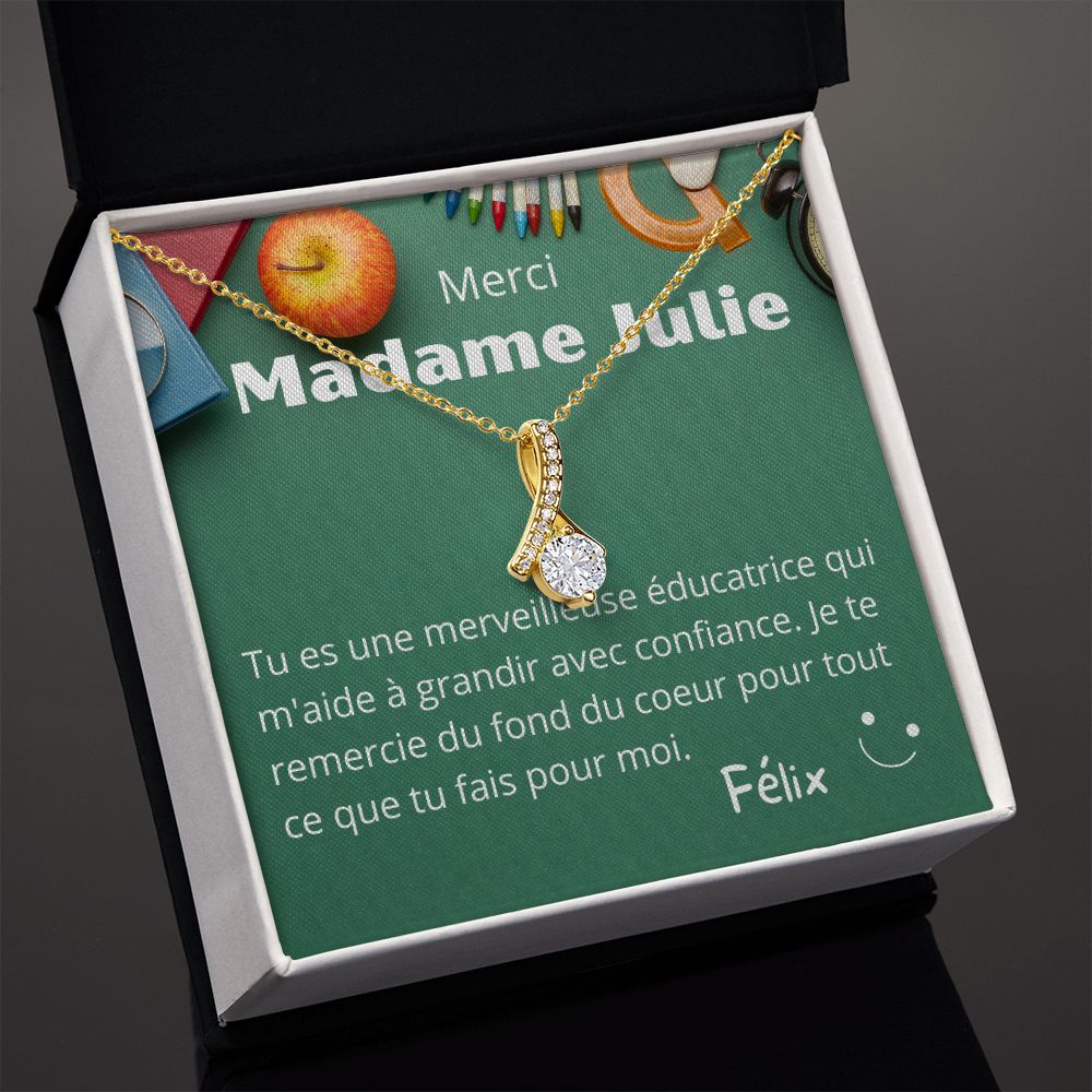 Merci Madame Julie Collier Educatrice