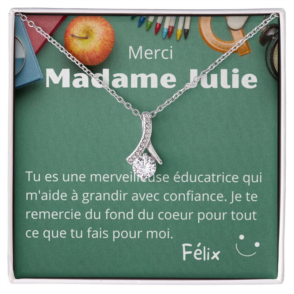 Merci Madame Julie Collier Educatrice