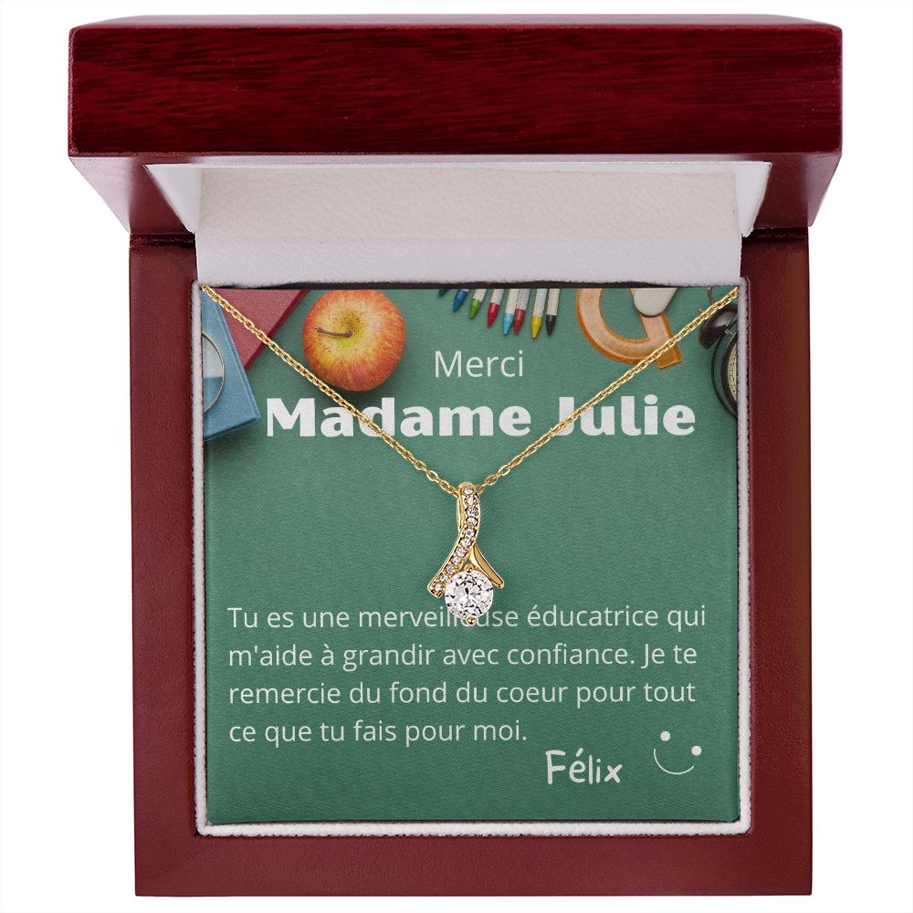 Merci Madame Julie Collier Educatrice