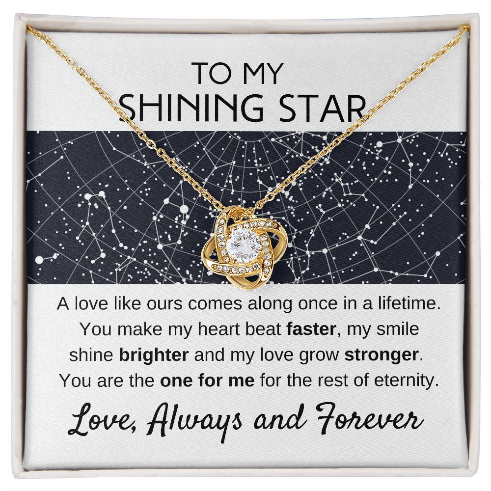 To My Shining Star White Background Love, Always and Forever