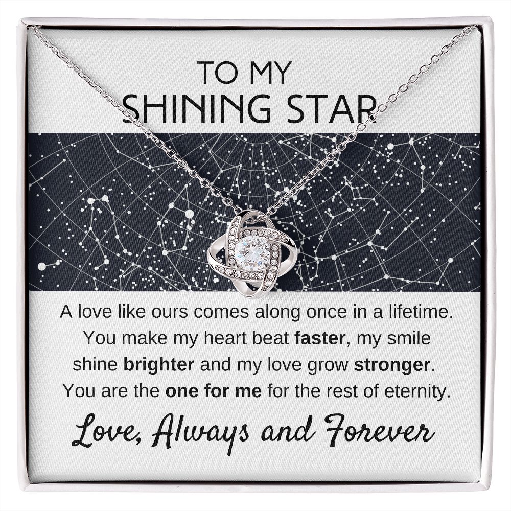 To My Shining Star White Background Love, Always and Forever