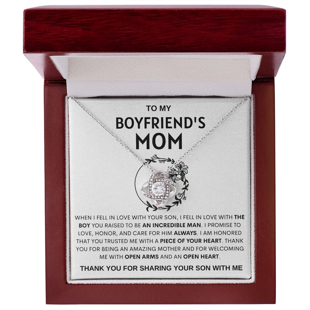 To My Boyfriend's Mom | Thank You For Sharing Your Son