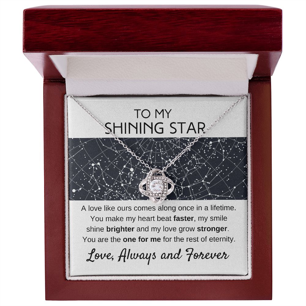 To My Shining Star White Background Love, Always and Forever