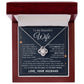 To My Beautiful Wife, Pendant Necklace from Husband