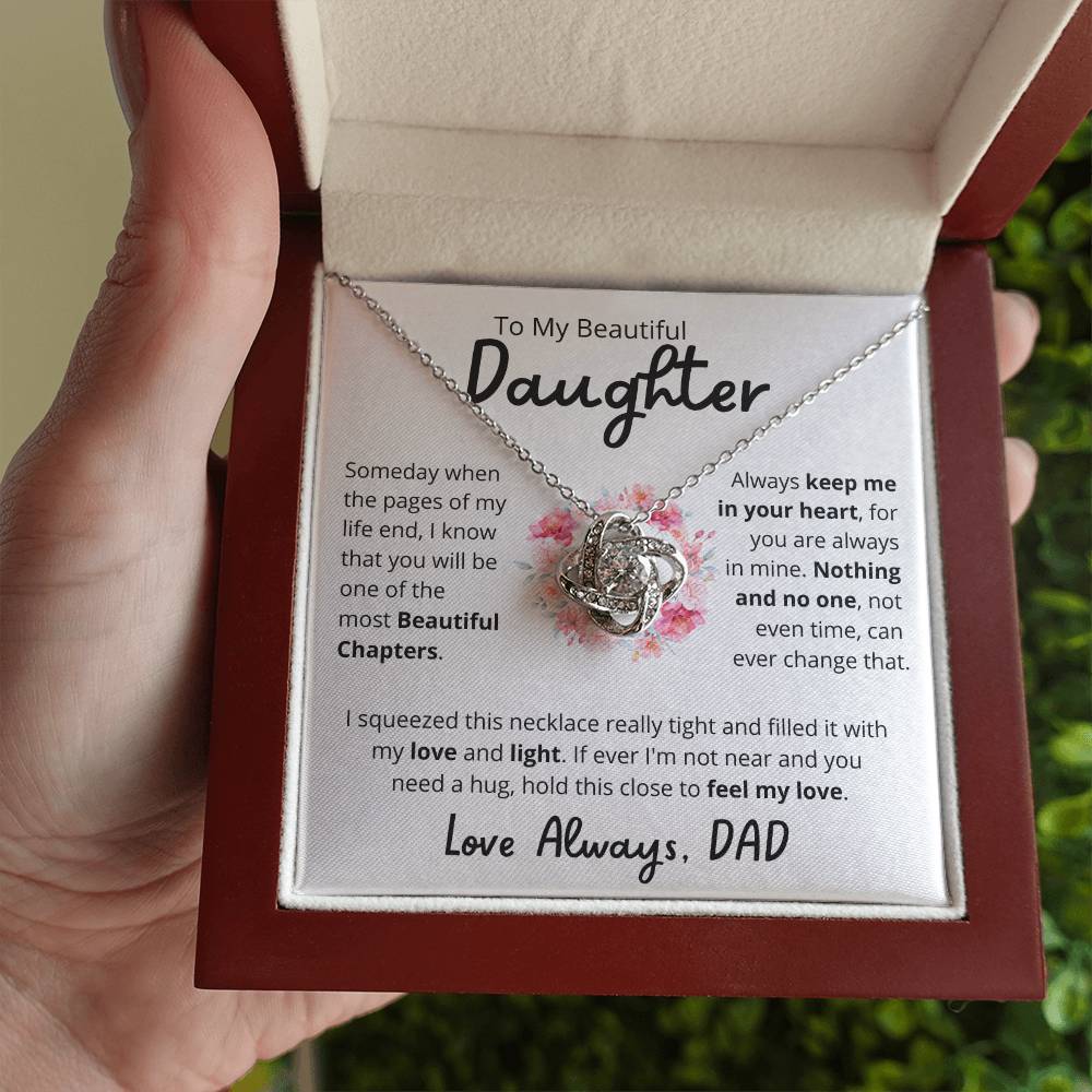 To My Beautiful Daughter - Necklace From Dad