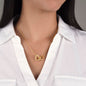 Interlocking Hearts Necklace for Daughter, Girlfriend, Wife