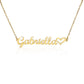Name Necklace with Heart