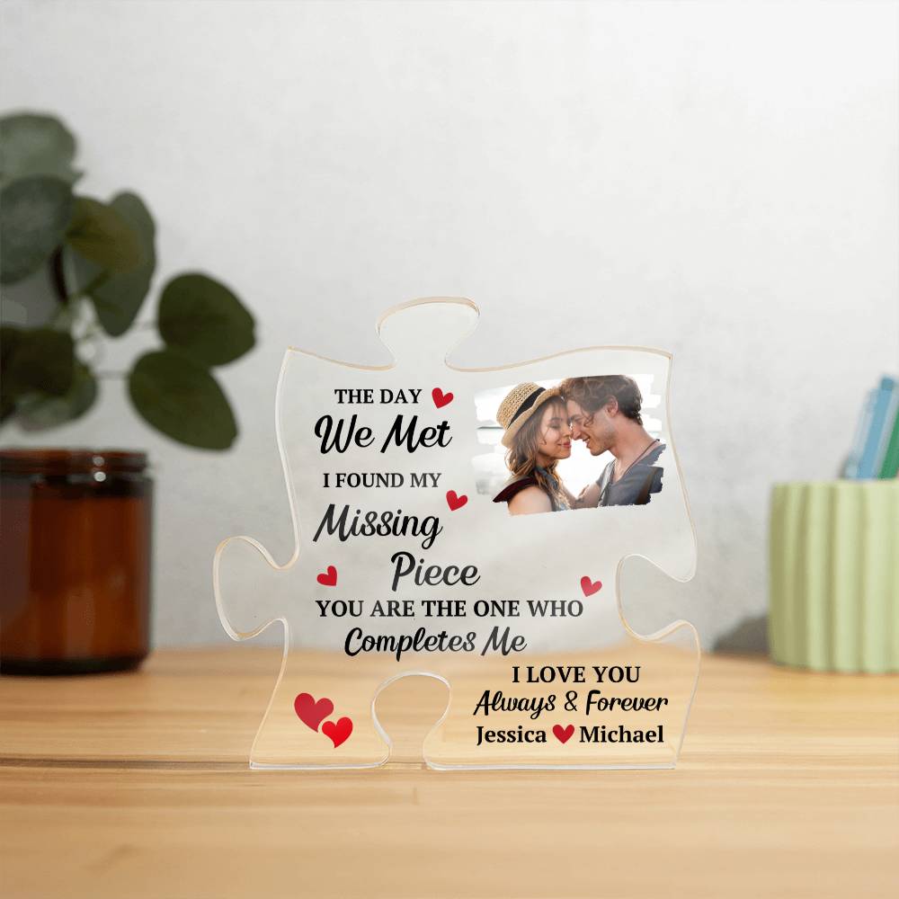 Missing Piece Acrylic for Couples