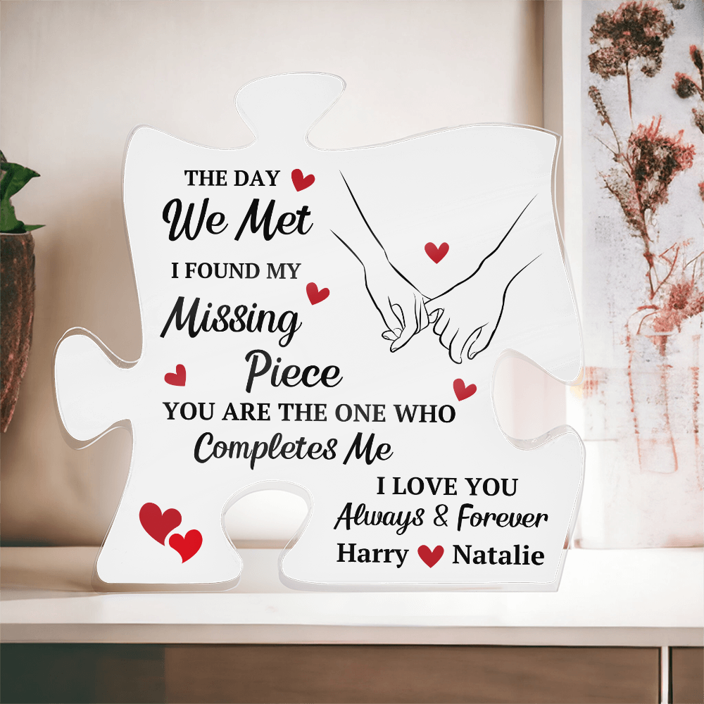 Acrylic Missing Puzzle Piece Harry Natalie
