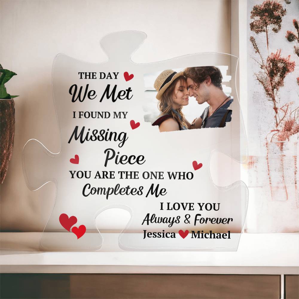 Missing Piece Acrylic for Couples