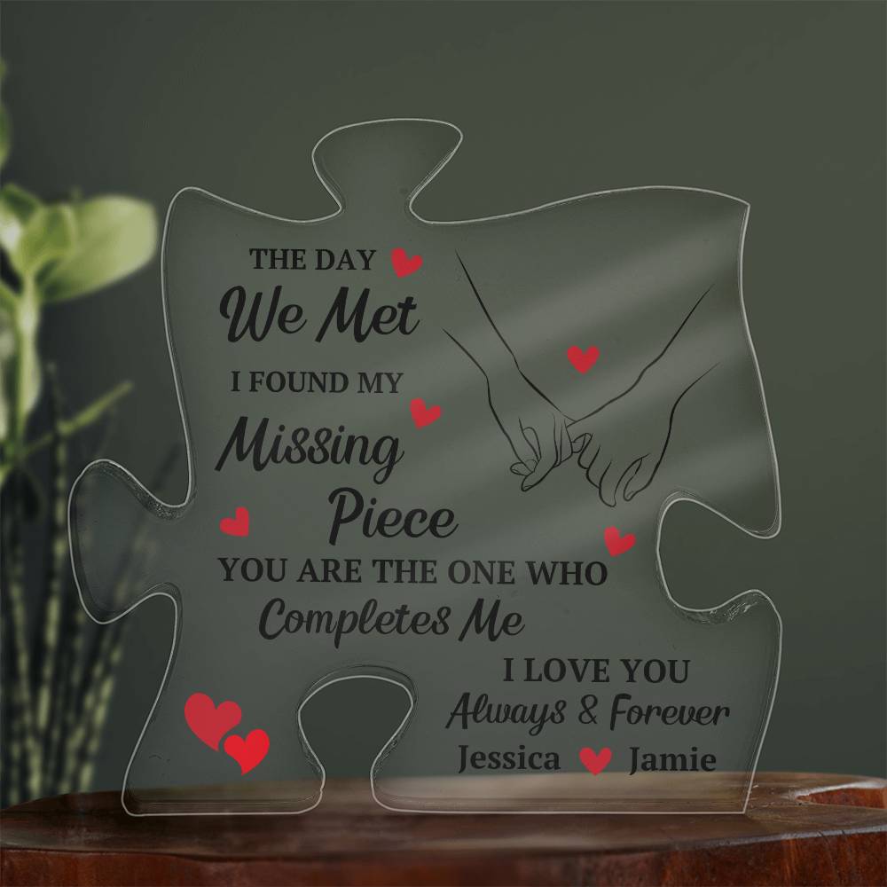 My Missing Piece Puzzle Jessica Jamie
