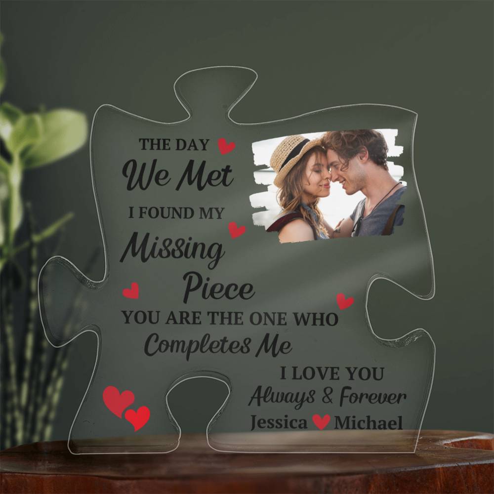 Missing Piece Acrylic for Couples