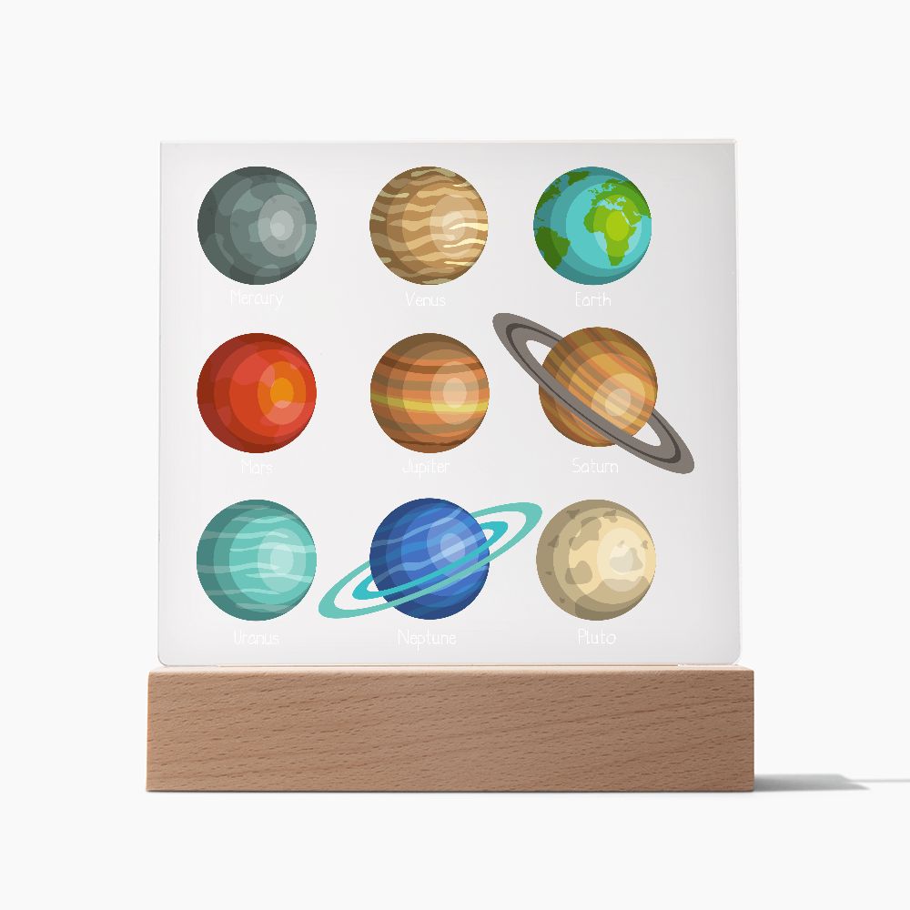 The Planets Acrylic Paque