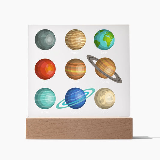 The Planets Acrylic Paque
