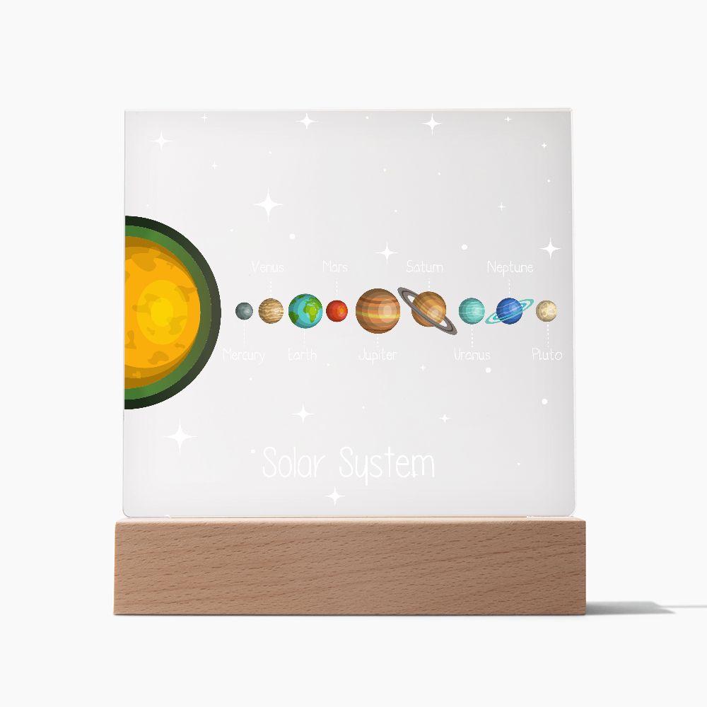 Solar System Acrylic Plaque
