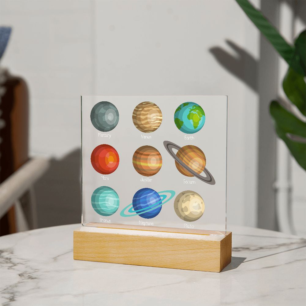 The Planets Acrylic Paque