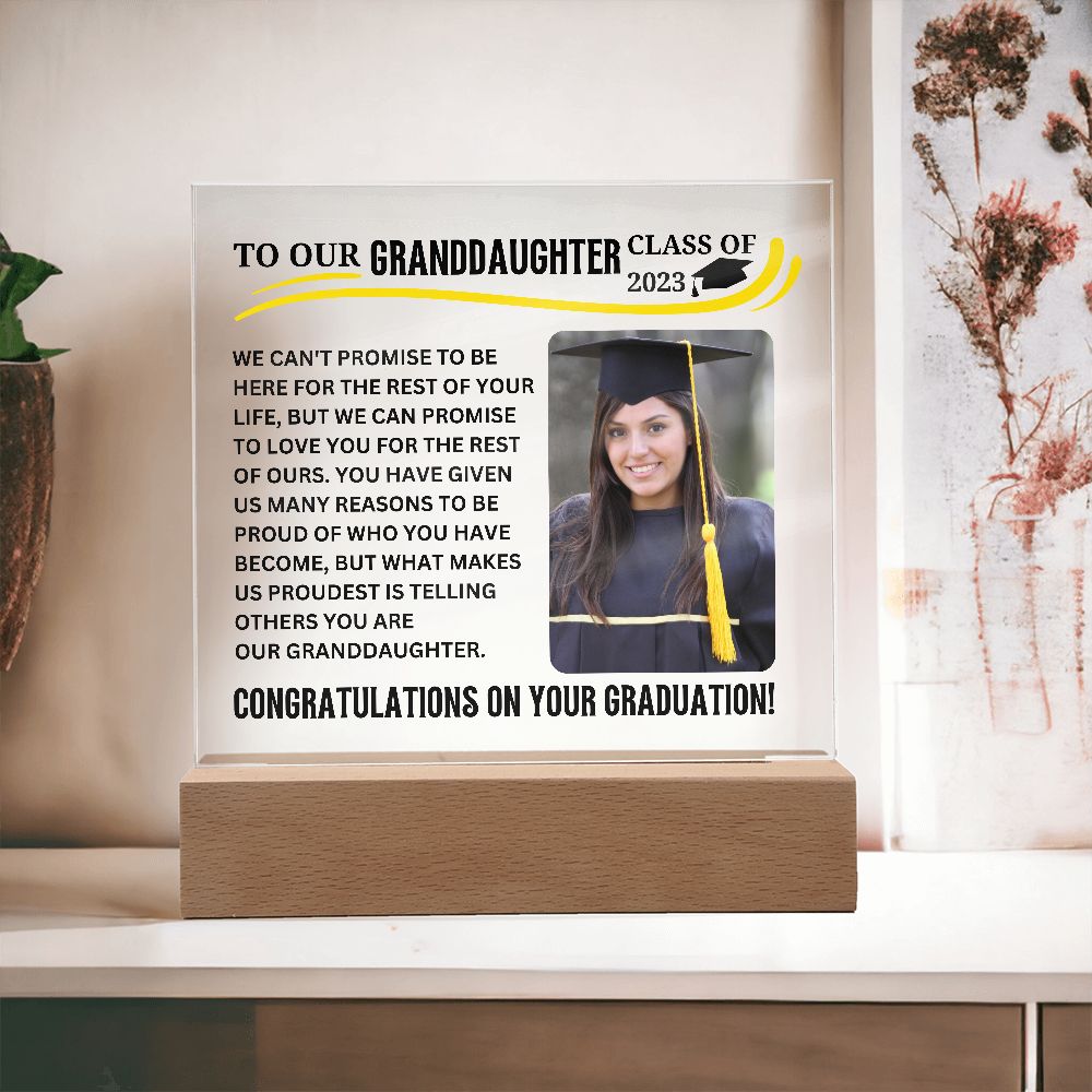 Granddaughter Graduation Acrylic Plaque 2023