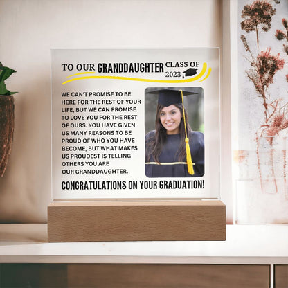 Granddaughter Graduation Acrylic Plaque 2023