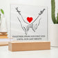 Pinky Promise Square Acrylic Plaque