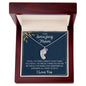 To My Amazing Mom | Custom Birthstone Baby Foot Necklace