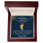 To My Amazing Mom | Custom Birthstone Baby Foot Necklace