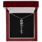 Flower Name Necklace For Her