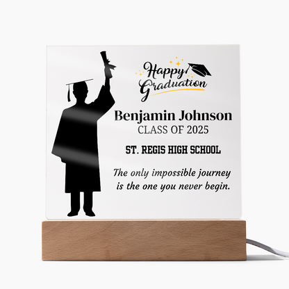 Custom Class of 2025 Graduation Plaque
