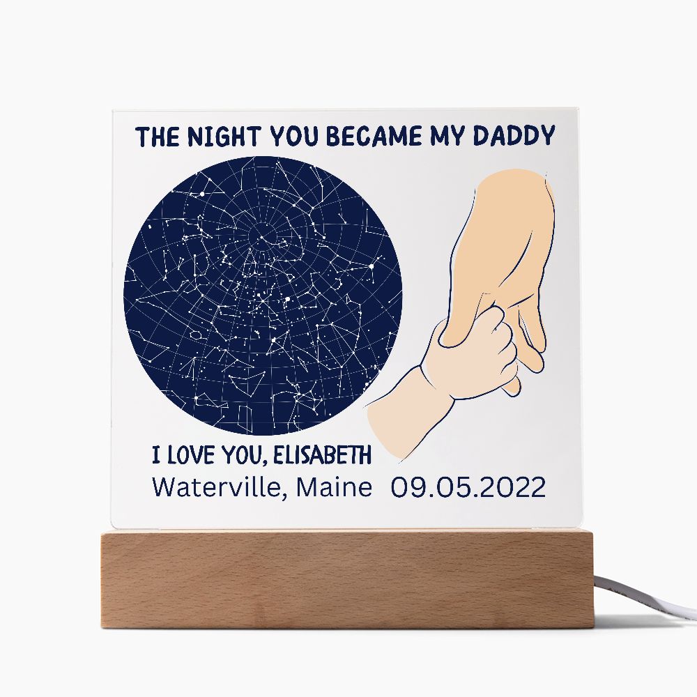 Celestial Night Sky Acrylic Plaque Waterville Maine