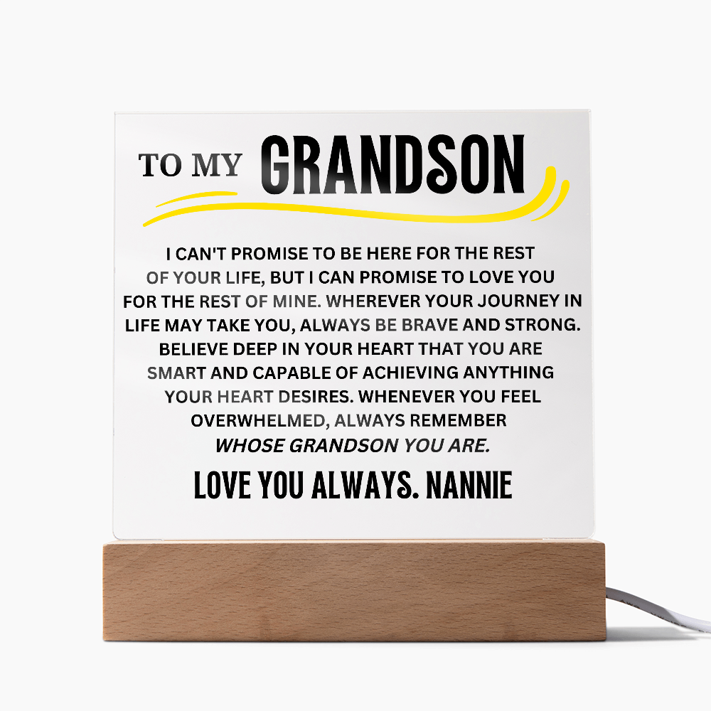 To my grandson Nannie