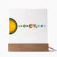 Solar System Acrylic Plaque