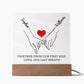 Pinky Promise Square Acrylic Plaque