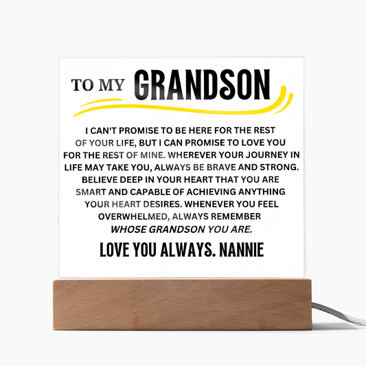 To my grandson 29032025
