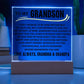 To My Grandson Acrylic Plaque