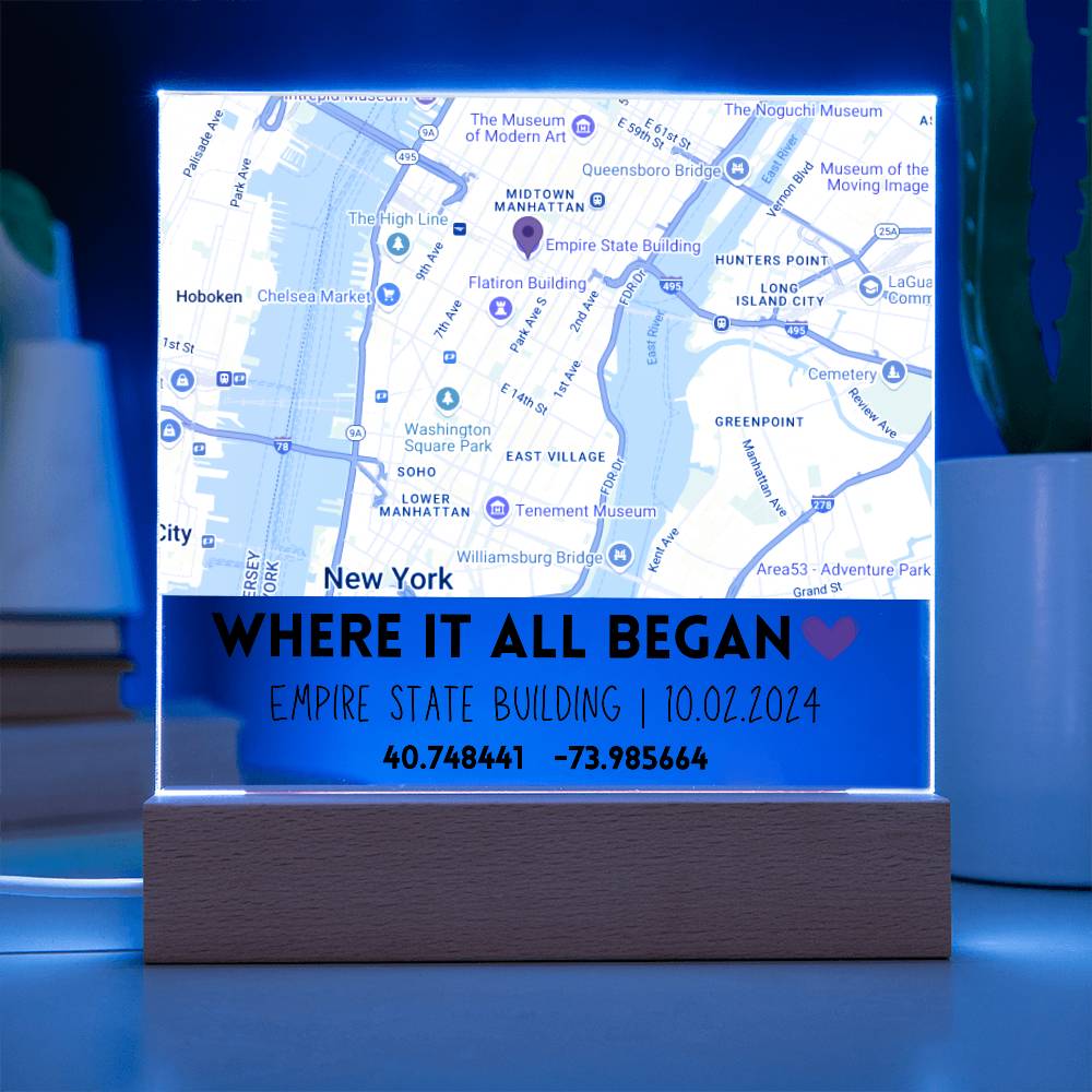Where it All Began Custom Map Square