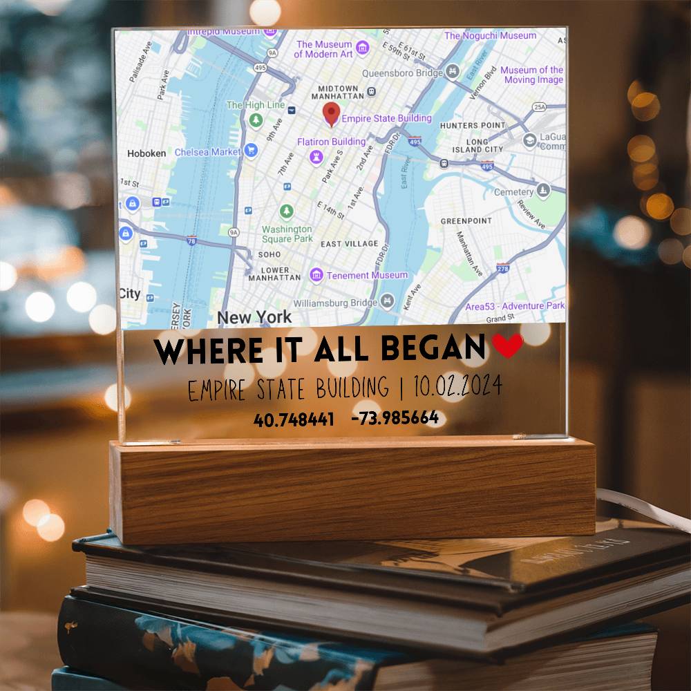 Where it All Began Custom Map Square