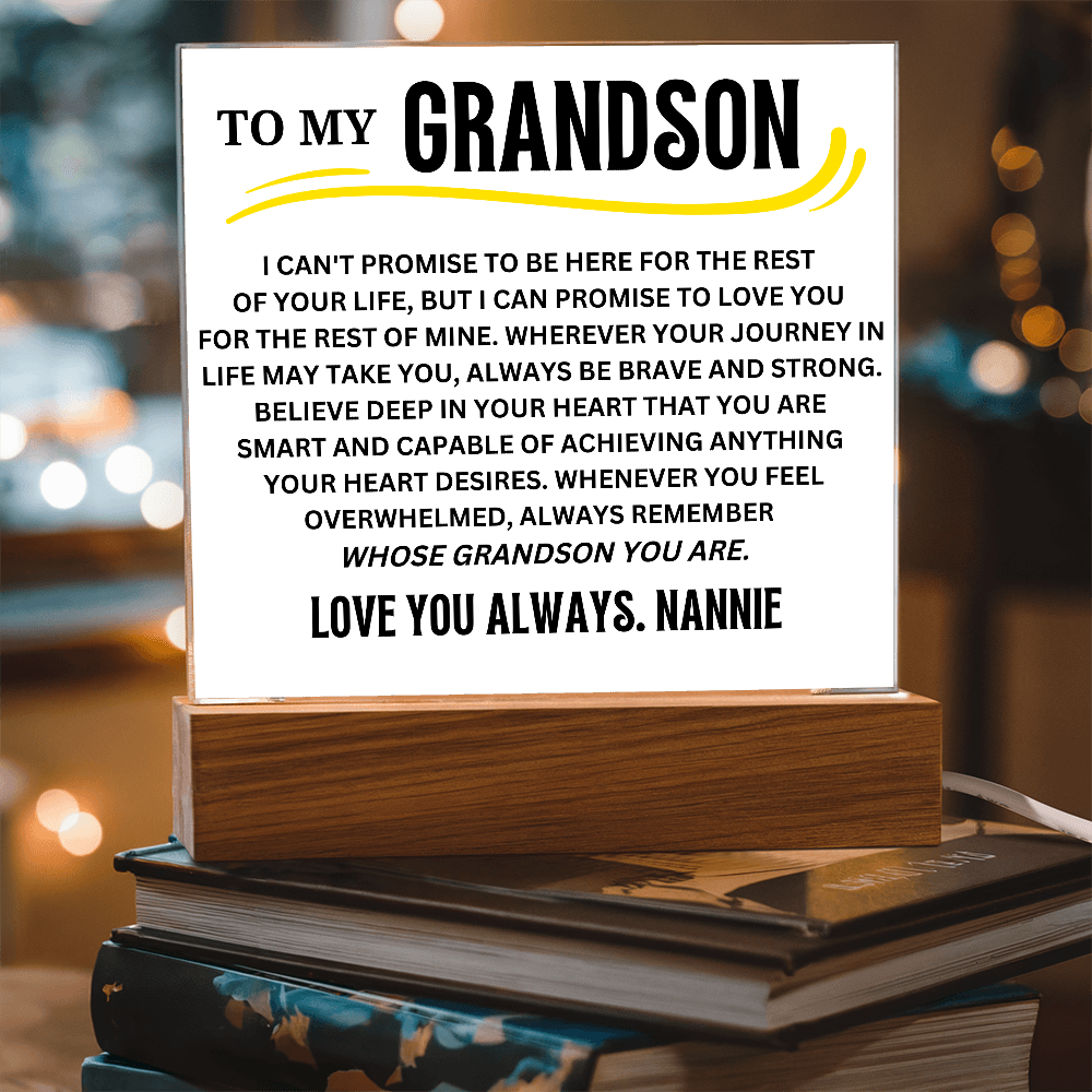 To my grandson 29032025