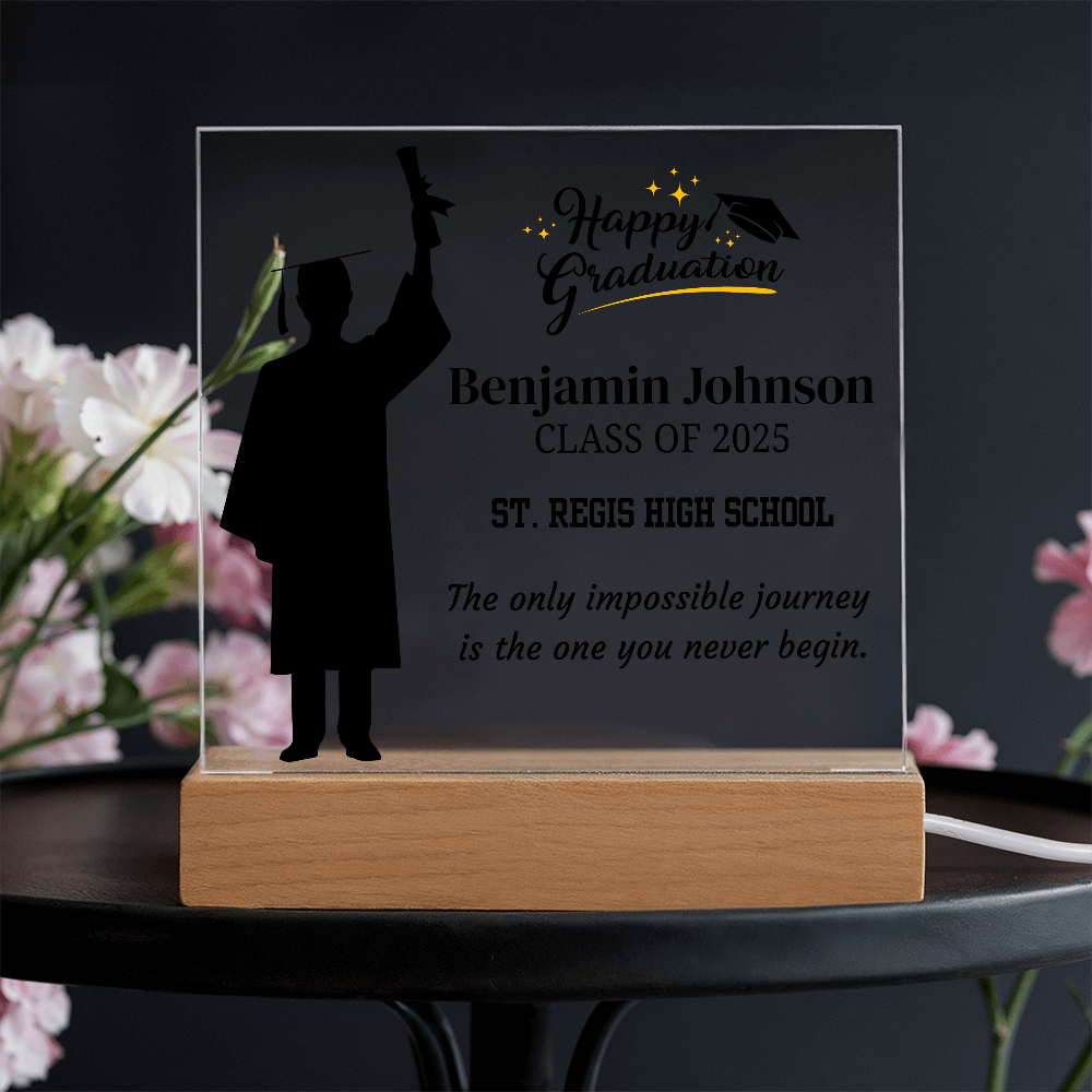 Custom Class of 2025 Graduation Plaque