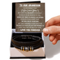 To Our Grandson Bracelet, From Grandma and Grandpa