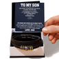 To My Son Engraved Bracelet From Dad