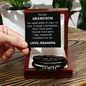 To My Grandson Bracelet, From Grandpa