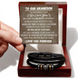 To Our Grandson Bracelet, From Grandma and Grandpa