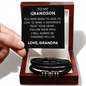 To My Grandson Bracelet, From Grandpa