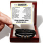 To My Grandson Bracelet