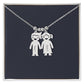 Kids Charm Necklace, Boy Girl Personalized Charm Necklace