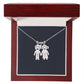 Kids Charm Necklace, Boy Girl Personalized Charm Necklace