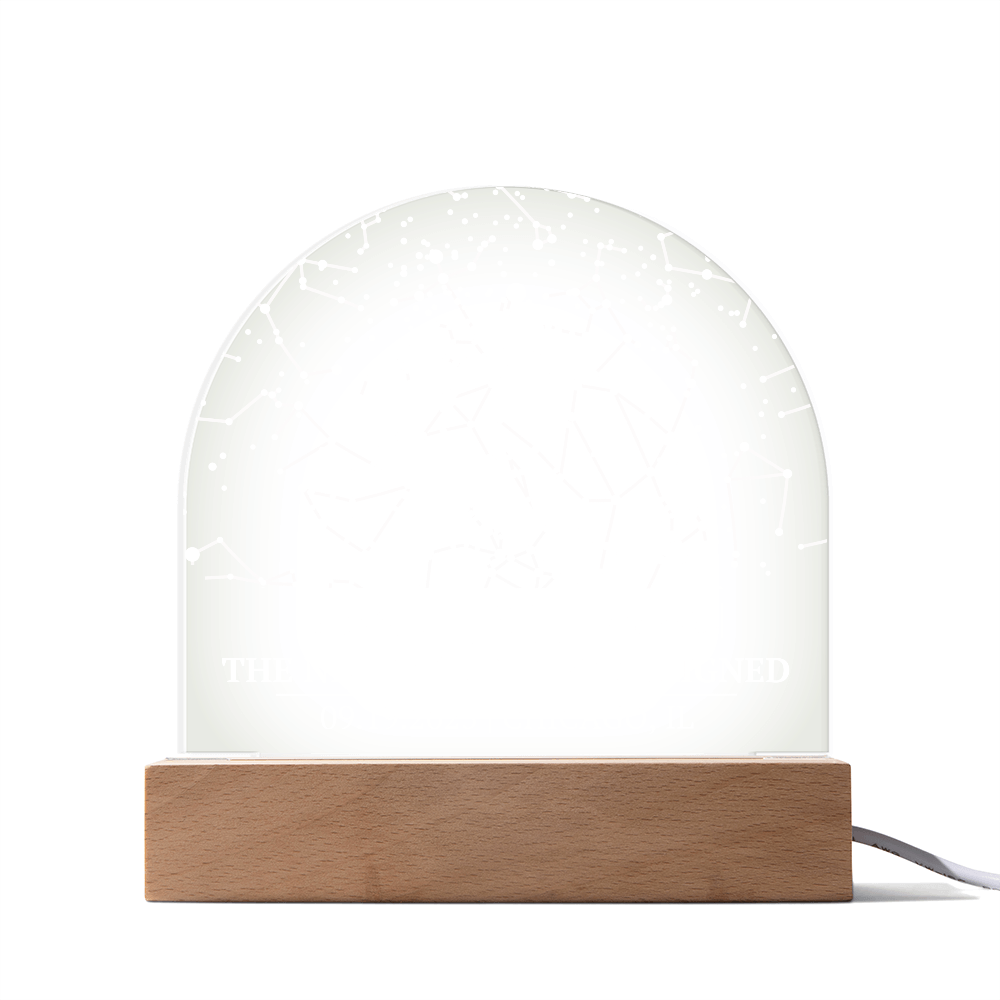 The Night Our Stars Aligned Acrylic Dome
