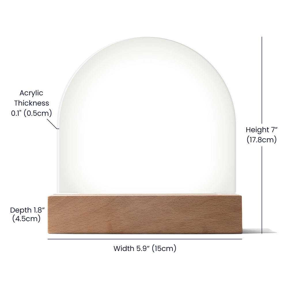 The Night Our Stars Aligned Acrylic Dome