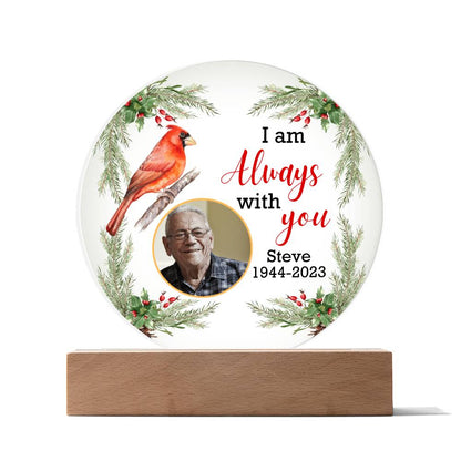 Circle Acrylic Memorial Plaque