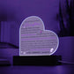 To My Beautiful Daughter | Keepsake Acrylic Plaque